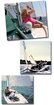 Deborah Shadovitz sailing